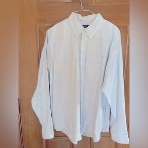 Keeler Bay XXL Long Sleeve Button Down Shirt 100% Cotton Lightweight
